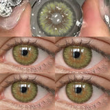 Series Color Contact Lenses Natual Brown Color Lens Beauty Blue Eyes Contact Makeup Green Pupils Gray Lens