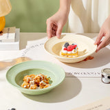 Nordic Style Ceramic Disc High-end Solid Versatile Dining Plate Household Pasta Serving Plates Minimalist Western Tableware