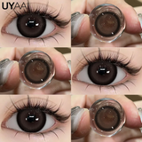 Color Contact Lenses Beauty Blue Lens Makeup Big Eyes Black Gray Contacts Lenses Green Pupils Natual Brown Pupils Cosmetic