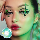 1Pair Anime Contact Lenses For Eyes Chainsaw Man Cosplay Makima Makeup Accessories Pupils Eye Contact Lens