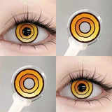 2Pcs Halloween Cosplay Color Contact Lenses for Eyes Crazy Red Anime Accessories Yellow Blue Pupilentes Fast Shipping