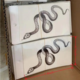 1 sheet Snake Tattoo Stickers Unisex Temporary Tattoo Waterproof Fake Tattoo 2-5 Days