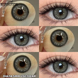 1 Pair Colored Contact Lenses for Eyes Natural Brown Contact Lenses Fashion Lenses Brown Eye Lens Softlenses
