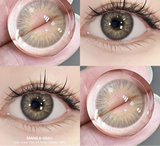 2Pcs Basic Color Natural Contacts Lenses Soft Naturally Colored Cosmetics Black Brown Beautiful Pupil Contacts Lenses
