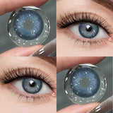 2Pcs Best Selling Contacts Colored Lenses Color Blue Green Grey Series Soft Lens Natural EyeBeauty Pupil Cosmetic Lens