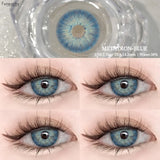 1pair New Colored Contact Lenses for Eyes Blue Natural Korean Beautiful Lenses Pupilentes Contact Lenses Yearly Kawaii