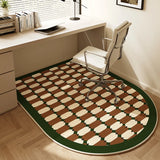 Non Slip Office Chair Mat for Hardwood Floor Bohemian Beige Desk Chair Mat Arch Rolling Chairs Mats for Office Home Decor