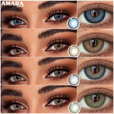 Fashion Color Contact Lenses for Eyes Brown Color Lens Blue Contact Lens Natural Colored Pupils softlenses Yearly