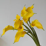 5pcs Large Calla Lily Artificial Flowers Wedding Decor Bridal Bouquet  Fake Flowers Realistic Callas Home Decoration Accessories