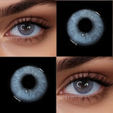 14.2mm Half Yearly Small Pupil Natural Tone Soft Colored Contact Lenses All Day Hydrating Cosmetic Lens For Daily Wear