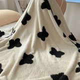 Autumn Warm Blanket Office Sofa Nap Leisure Blanket Thickened Coral Velvet Shawl Air Conditioning Cover blanket