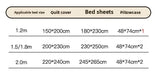 Ikeehome  100% Cotton 4-Piece Duvet Cover Set (1 Duvet Cover 2 Pillowcases 1 sheet), Minimalist Cartoon Design, Ultra-Soft Bedding Set