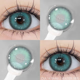 1 Pair High Quality Colored Pupils for Eyes Korean Fashion Lenses Blue Eye Contacts Natural Gray Colored Lenses Yearly
