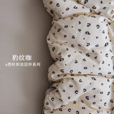 New class A knitted cotton, Tianzhu cotton double-layer yarn four-piece set, simple and skin-friendly, student dormitory