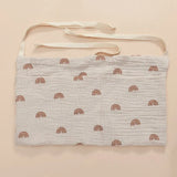 39x20cm 1PCS Large Baby Crib Storage Bag Cotton Multifunctional Newborn Bed Headboard Organizer For Kids Baby Bedding Diaper Bag