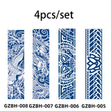 Armband Waterproof Temporary Tattoo Sticker arm and shoulder tattoos for men False Waist Arm Foot Strip Tattoos for Girl Women