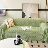 Autumn Taffeta Fleece Sofa Blanket Soft Comfortable Protective Cover for 1-4 Seater Sofas Jacquard Plush Throws Blanket