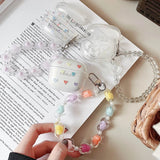 Flower Hearts Butterfly Soft Silicone Earphone Case For Lenovo LP40 TWS Bracelet Pendants Clear Case for Lenovo LP40 Pro Cover