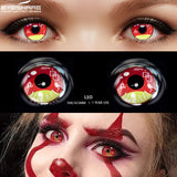 1 Pair Cosplay Contact Lenses For Eyes Beauty Pupils Crazy Halloween Colored Contact Lens Fashion White Cat Eye Soft Lense