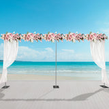 10ft x 20ft Telescopic Backdrop Stand, Heavy-Duty Photo Background Support System, Wedding Arch Frame for Photo Studio, Events