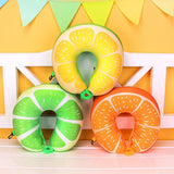 Fruits U Shaped Pillow Cushion Nanoparticles Neck Pillow Car Travel Pillow Travel Accessories