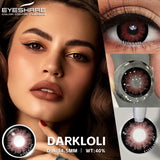 1pair Color Contact Lenses for Eyes Black Lenses Cosmetic Big Eye Lenses Gray Pupils Lens Yearly Natural Eye Contacts