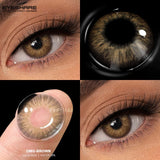 1Pair Fashion Contacts Lenses Makeup Beauty Soft Lenses Brown Eyes Comfort Health Green Eyes Colored Contacts Natural