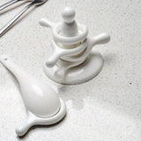 6pcs Set  Egg Stand Ceramic Chopstick Holders Spoon Rest Chopstick Stand  Kitchenware for Dining Table Decoration Home Ornament