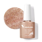 Nail Gel Polish 7.5ml HEMA/TPO FREE Red Sparkle Sequin Gel Nails Beautiful Semi Permanent Soak Off UV LED Gel Polish