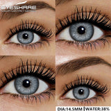 1pair Natural Color Contact Lenses for Eyes Blue Lenses Gray Pupils Lens Brown Lenses Yearly Cosmetic Green Contacts