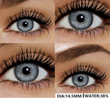 1pair Natural Color Contact Lenses for Eyes Blue Lenses Gray Pupils Lens Brown Lenses Yearly Cosmetic Green Contacts