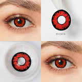 Contact Lenses For Cosplay Contacts Lens Eye Ywllow And Green Contact Lenses Yearly 14.0/14.2mm