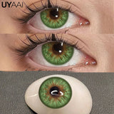 Green Bionic Iris Contact Lenses | Blue/Grey/Brown Vivid Colors | Daily Wear & Party Dating & Travel EssentialReady