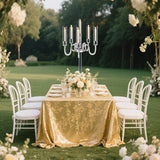 5 Arms Acrylic Cylinder Vase Wedding Center Piece Candlestick Table Decoration Candle Holder for Wedding Props 2/5/8/10pcs