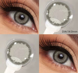 1 Pair Colored Contact Lenses for Eyes Natural Fashion Lenses Gray Beauty Pupils Blue Eye Lens Cosmetics Soft Contacts