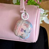 for girl gift cute bear pink silicone soft case for apple airpdos 1 2 3 4 pro 2 3nd generation wireless bluetooth earphone cover