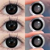 2 PCS New Nature Product Korea Myopia Contacts Lenses  Fashion Black Soft Color Contacts Fast Shiping