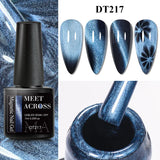 7ml Moonlight Magnetic Gel Nail Polish - Galaxy Effect,Soak-Off UV LED Glitter Gel for Shiny and Elegant Manicure