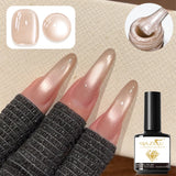 10ml Cat Eye Gel Nail Polish Champagne Gold Semi Permanent Glitter Magnetic Gel Soak Off UV LED Varnish Design Winter Autumn
