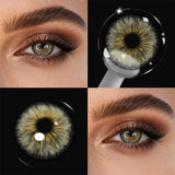 Colored Contact Lenses Lalens Brown Green Gray Color Contacts Eye Lens Eyes 1 Day Daily Disposable 10Pcs