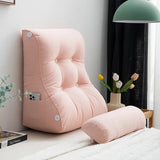 Comfortable Large Backrest for Reading and Watching TV Shows Waist Protection Headboard Soft Bag Cushion Sofa Bed Backrests