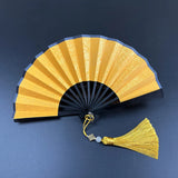 Blank Paper Fold Fan Red Folding Hand Held Fan Pink Mini  Japanese Foldable Fan for Kids DIY Wedding Decoration