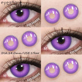 Halloween Color Contact Lenses Cosplay Red Eye Makeup Lenses Blue Pink Anime Eyes Contacts for Party Green Beauty Lens