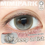 2pcs Half-Year Colored Contacts 14.5mm Glossy Natural Style for Daily Wear Cosplay High Moisture Lenses