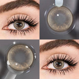 Colored Contact Lenses Lalens Butterfly Brown Blue Purple Gray Color Contacts Eye Lens Eyes Half Year 2Pcs