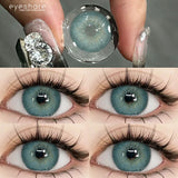 Natural Color Lens Eyes 2pcs Color Contact Lenses For Eye Blue Beauty Contact Lenses Eye Yearly Cosmetic Color Lens