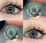 Contact Lenses Myopia Prescription Lenses With Diopters Grey Colored Contacts Lens for Eyes Cosmetics Beauty Pupil