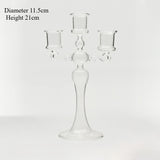 Floriddle Taper Candle Holders Glass Candlesticks for Home Decor Wedding Decoration Candle Holder Candle Stick Holder
