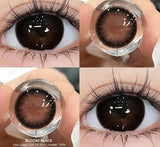 14.5mm Big Diameter Black Lenses Chocolate Lenses Colored Contact Lens for Eyes Big Eye Lenses Natural Look Lens Kawaii