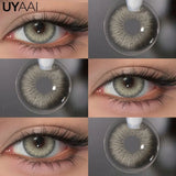 Color Contact Lenses Beauty Blue Lens Makeup Big Eyes Black Gray Contacts Lenses Green Pupils Natual Brown Pupils Cosmetic